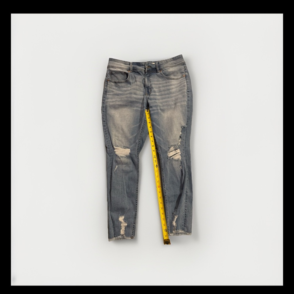 BKE Gabby High Rise Ankle Skinny Jeans - Blue - Picture 2 of 9